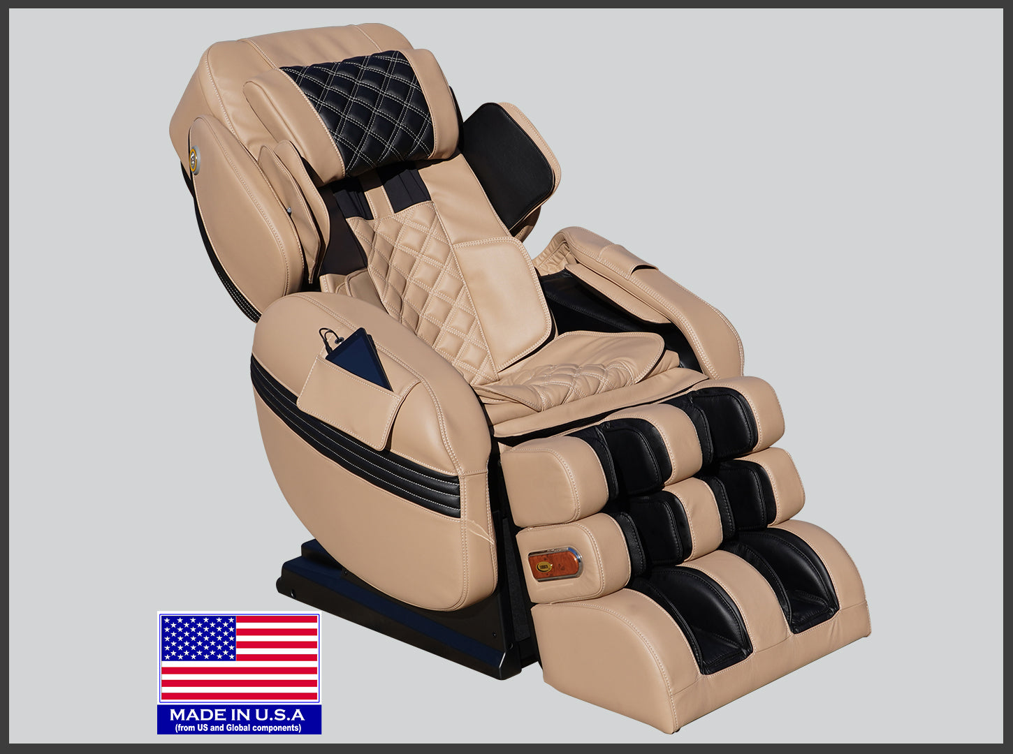 Luraco Model 3 Hybrid SL Medical Massage Chair - Cream 1