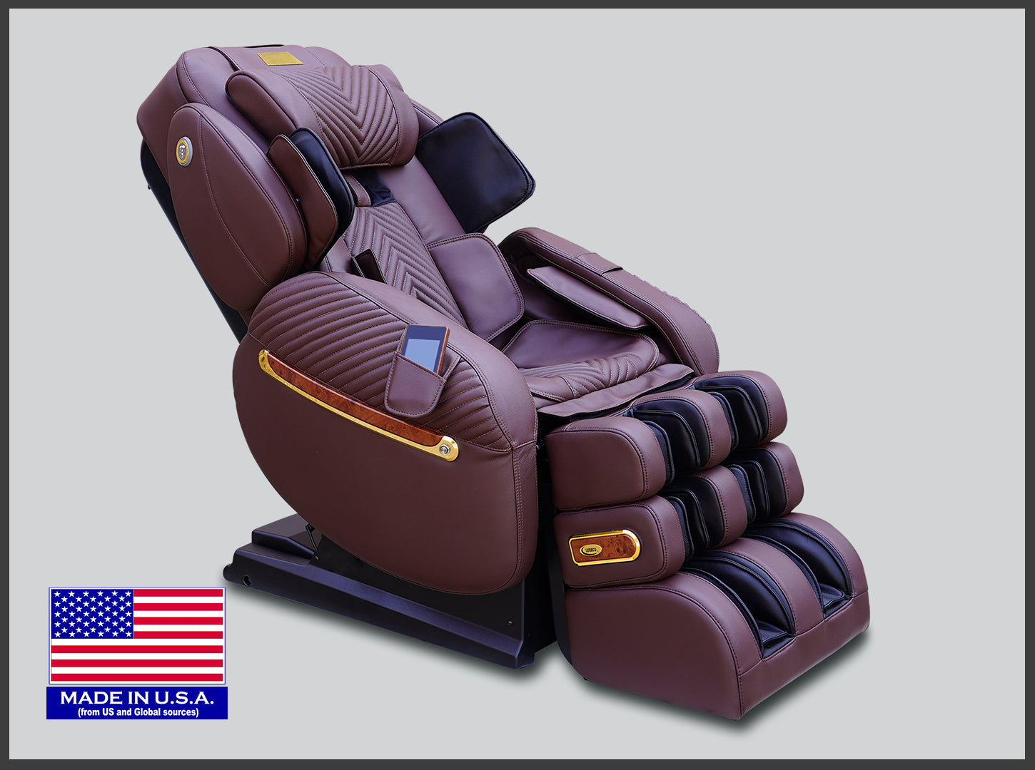 i9 Max PLUS Royal Edition Medical Massage Chair - Chocolate Royal for website