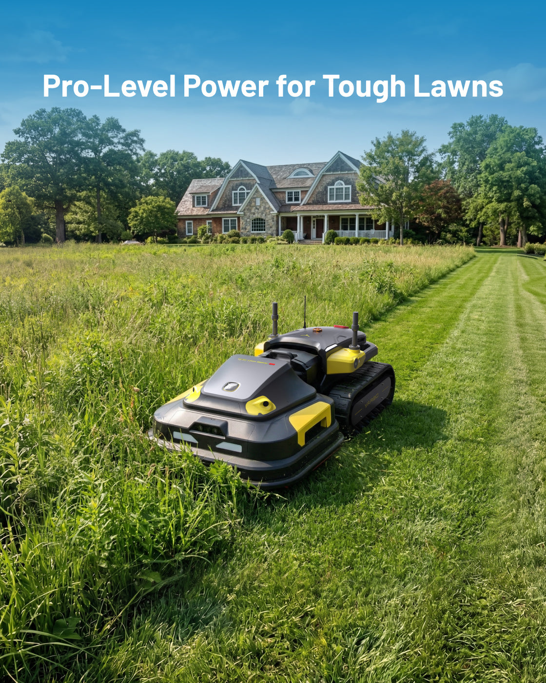 Yarbo Lawn Mower Pro dual blade cutting system