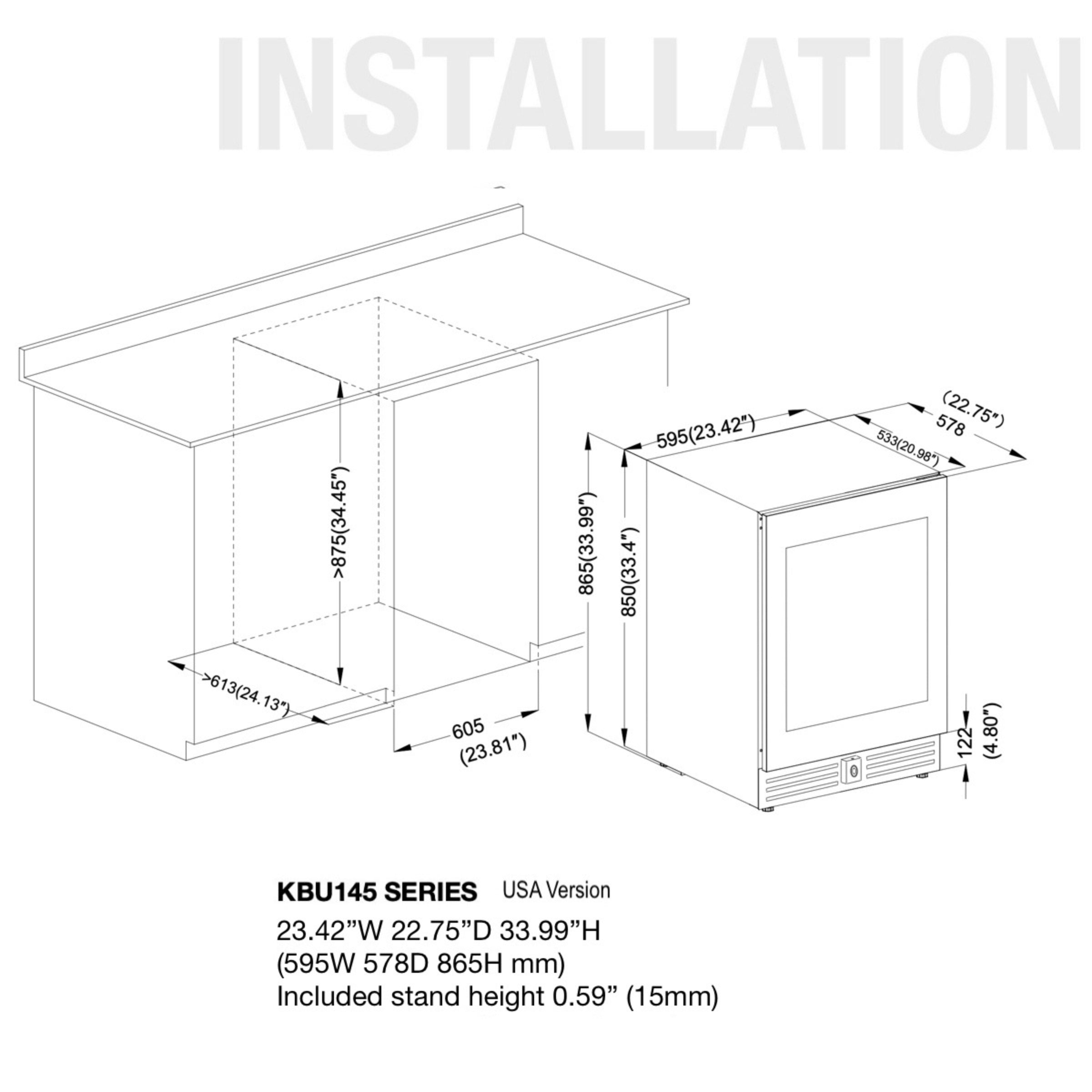 24-Inch Dual-Zone Wine Cooler
