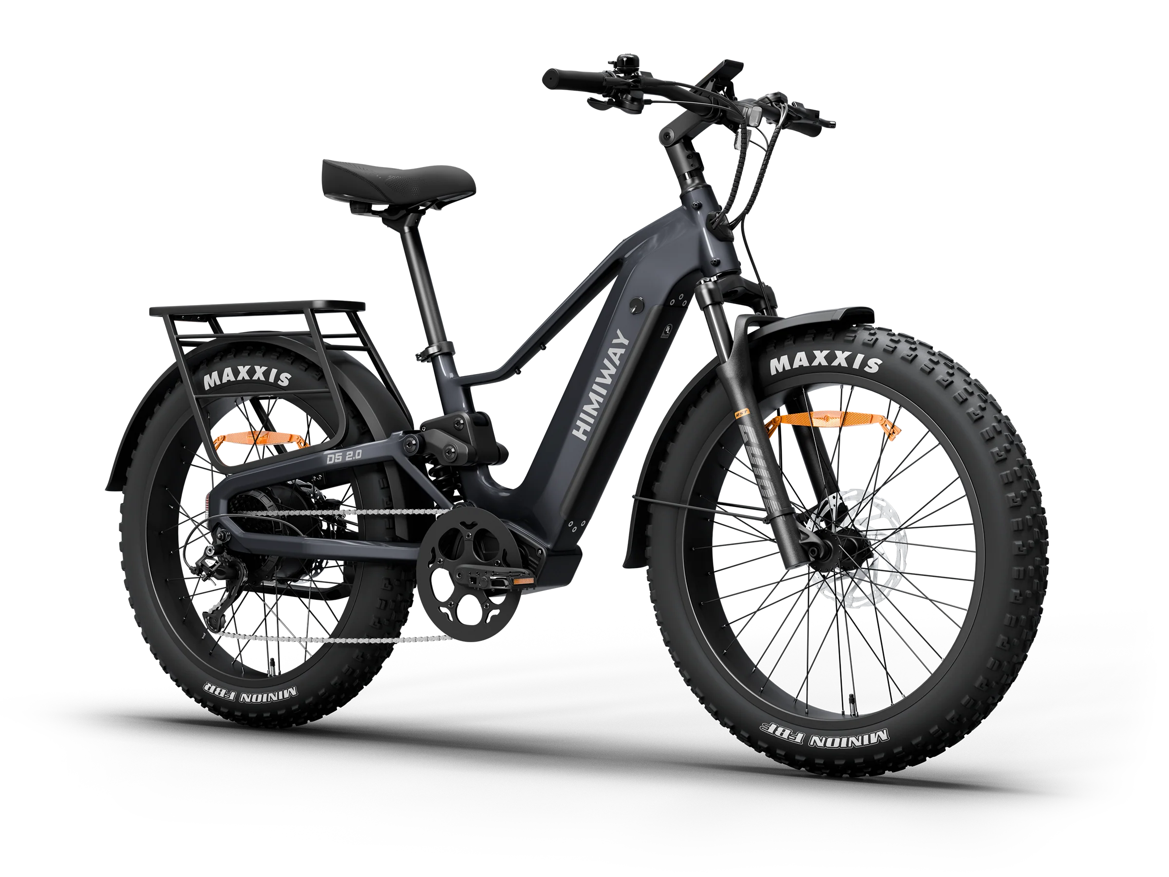 Himiway D5 2.0 | 750W Full Suspension Fat Tire eBike | 65-Mile Range