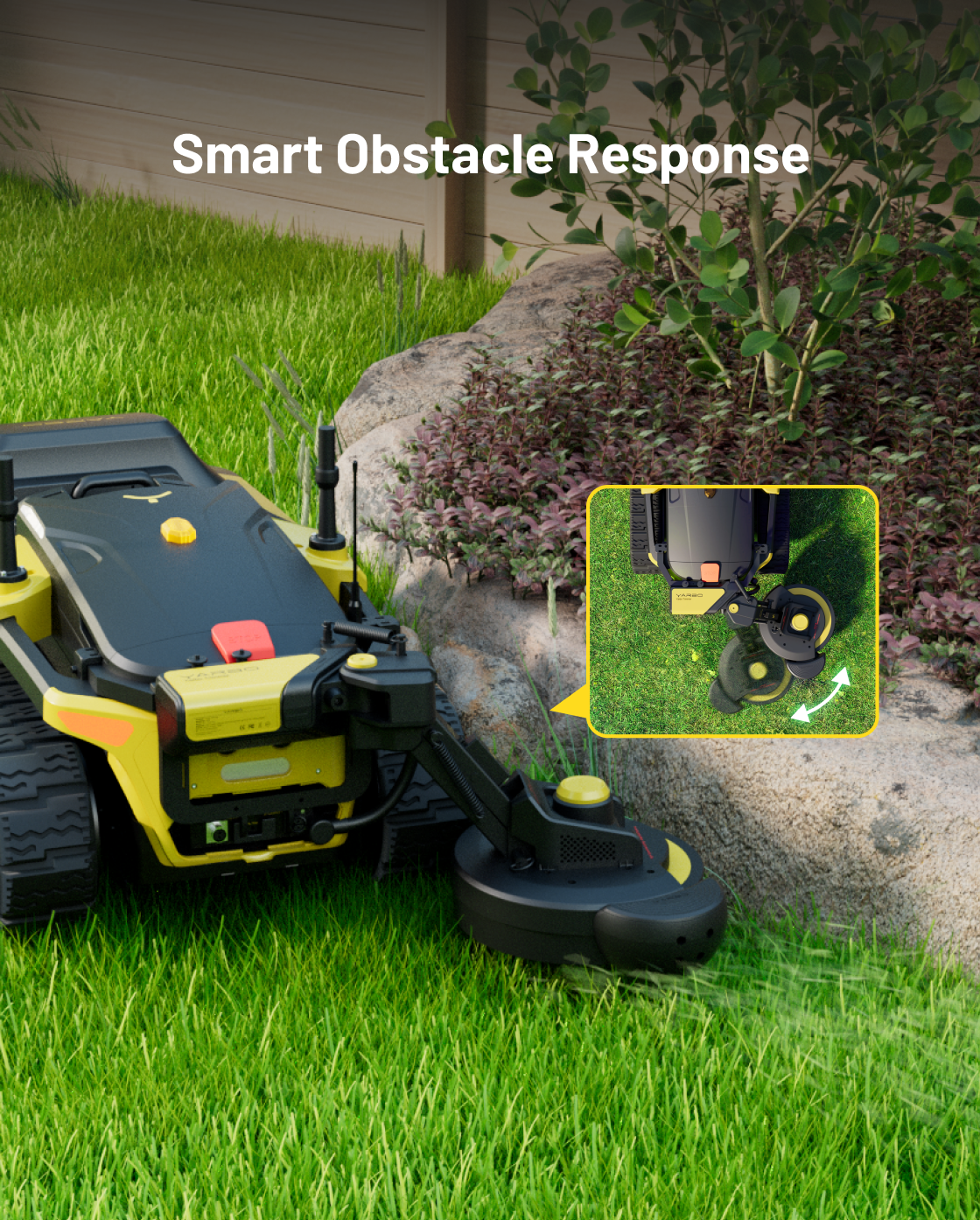 Yarbo Trimmer smart obstacle response