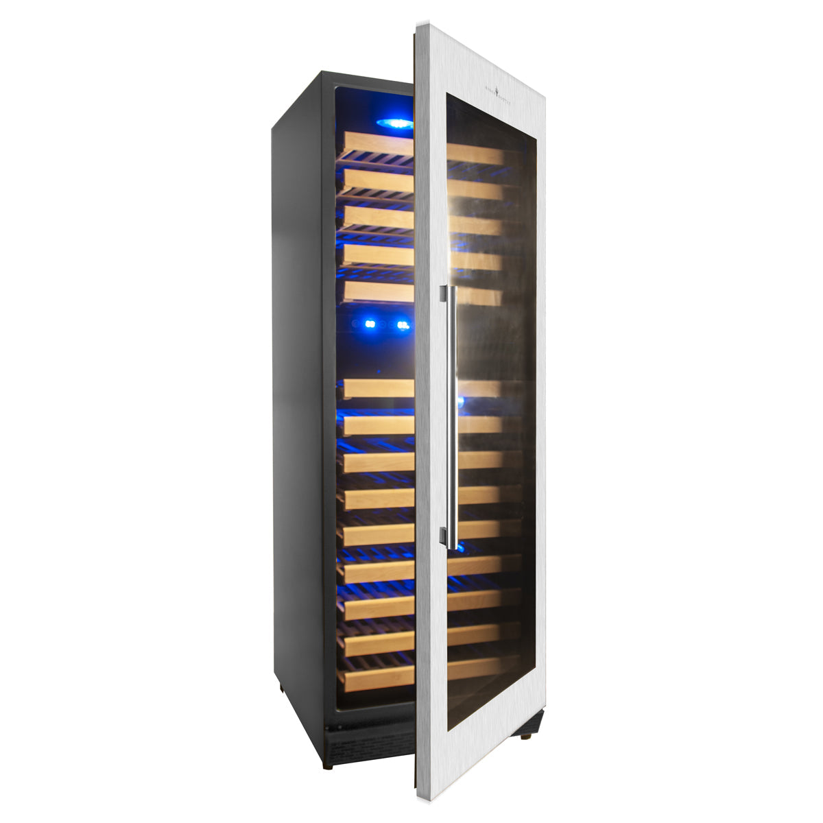 164 Bottle Large Wine Refrigerator With Glass Door