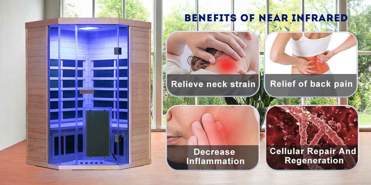 Corner Hemlock Full-Glass Full-Spectrum Infrared Sauna Wizzisaunas SH07