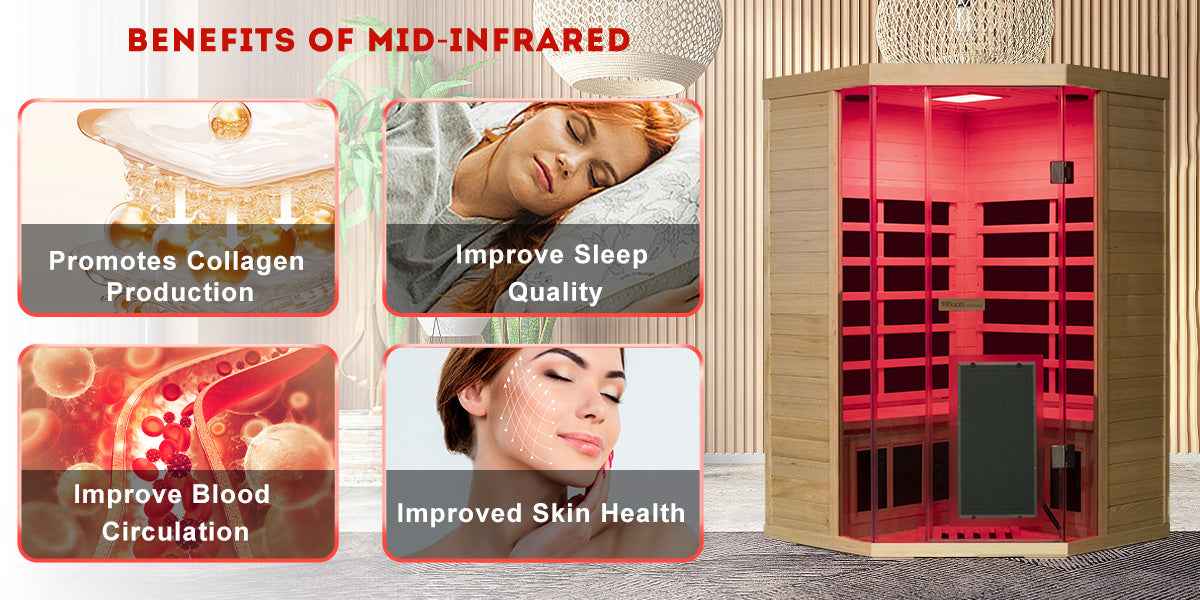 Corner Hemlock Full-Glass Full-Spectrum Infrared Sauna Wizzisaunas SH07