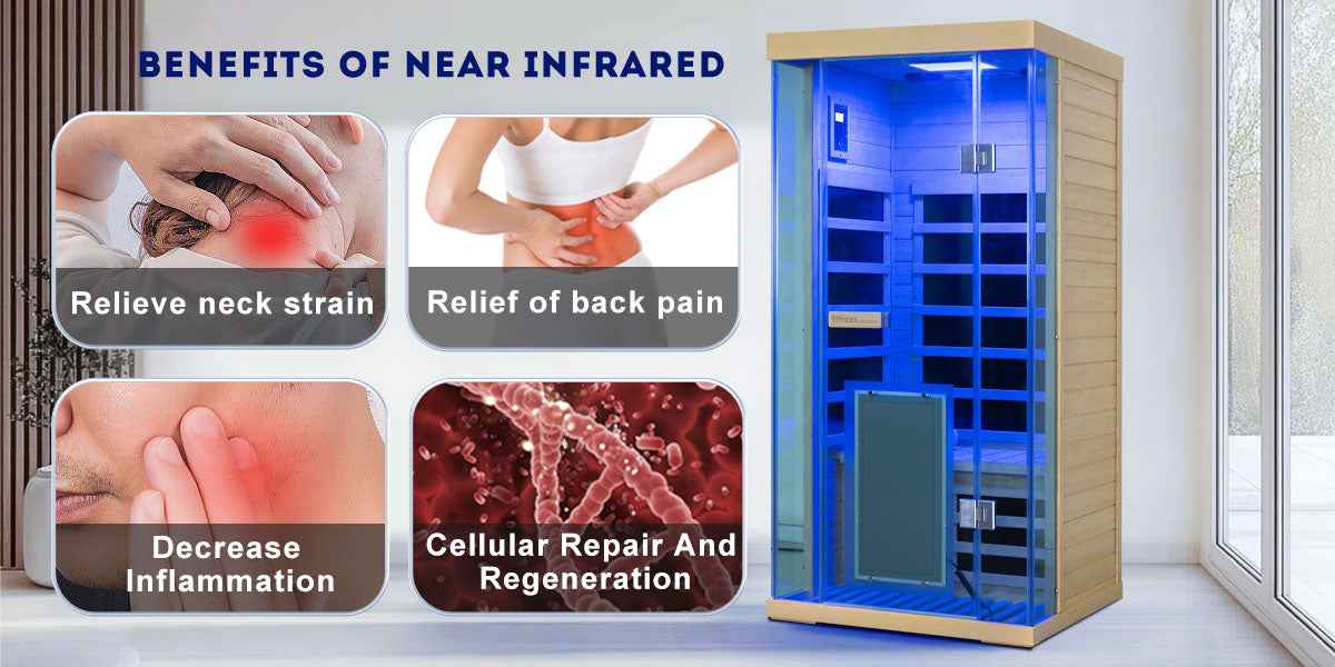 1-Person Hemlock Full-Glass Full-Spectrum Infrared Sauna Wizzisaunas SH01