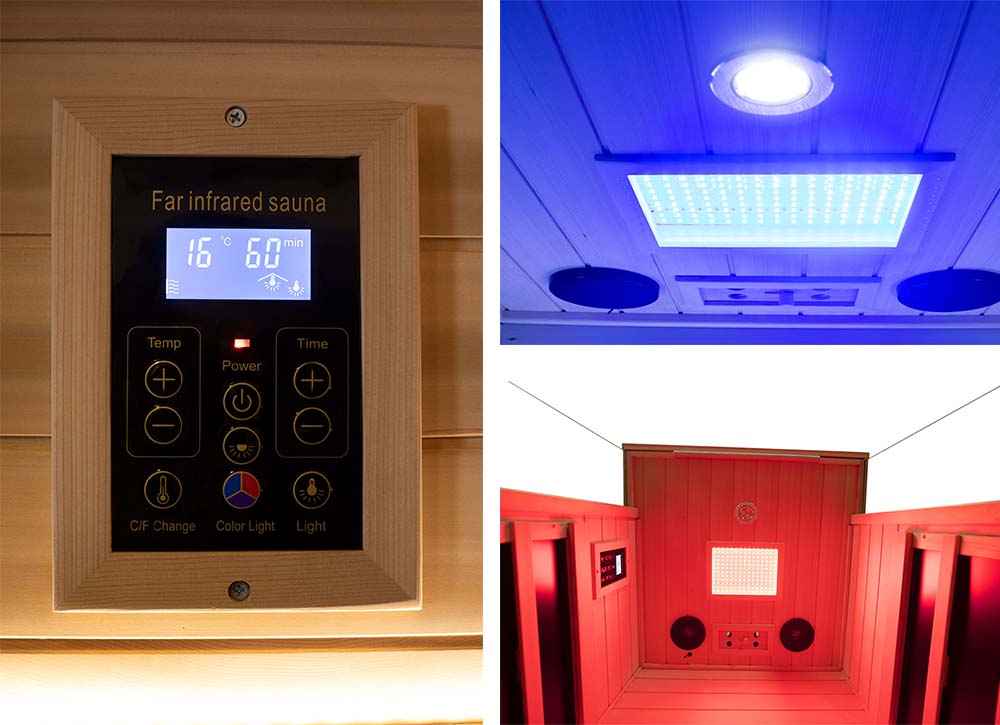 1-Person Hemlock Full-Glass Full-Spectrum Infrared Sauna Wizzisaunas SH01