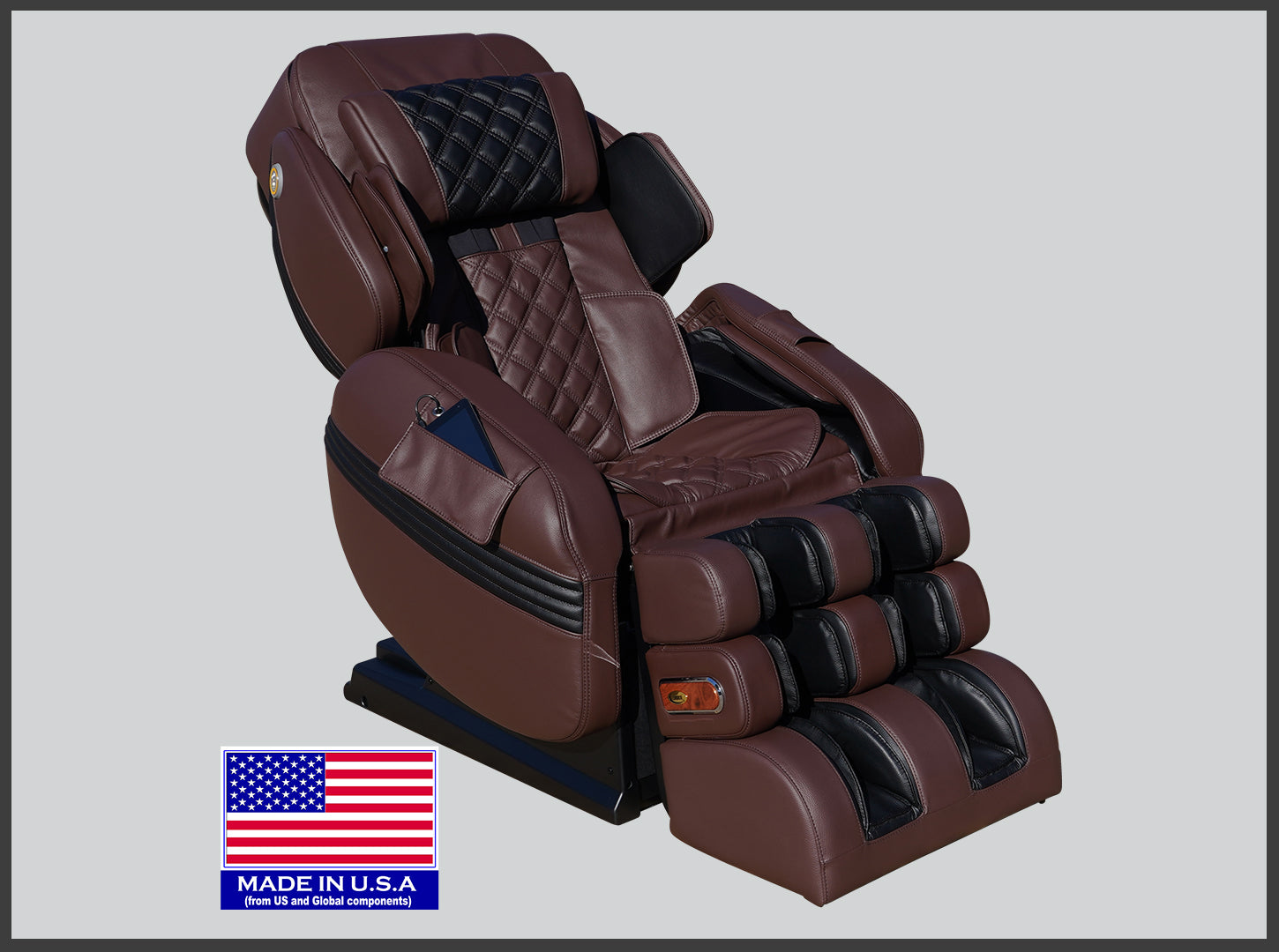 Luraco Model 3 Hybrid SL Medical Massage Chair - Chocolate 1