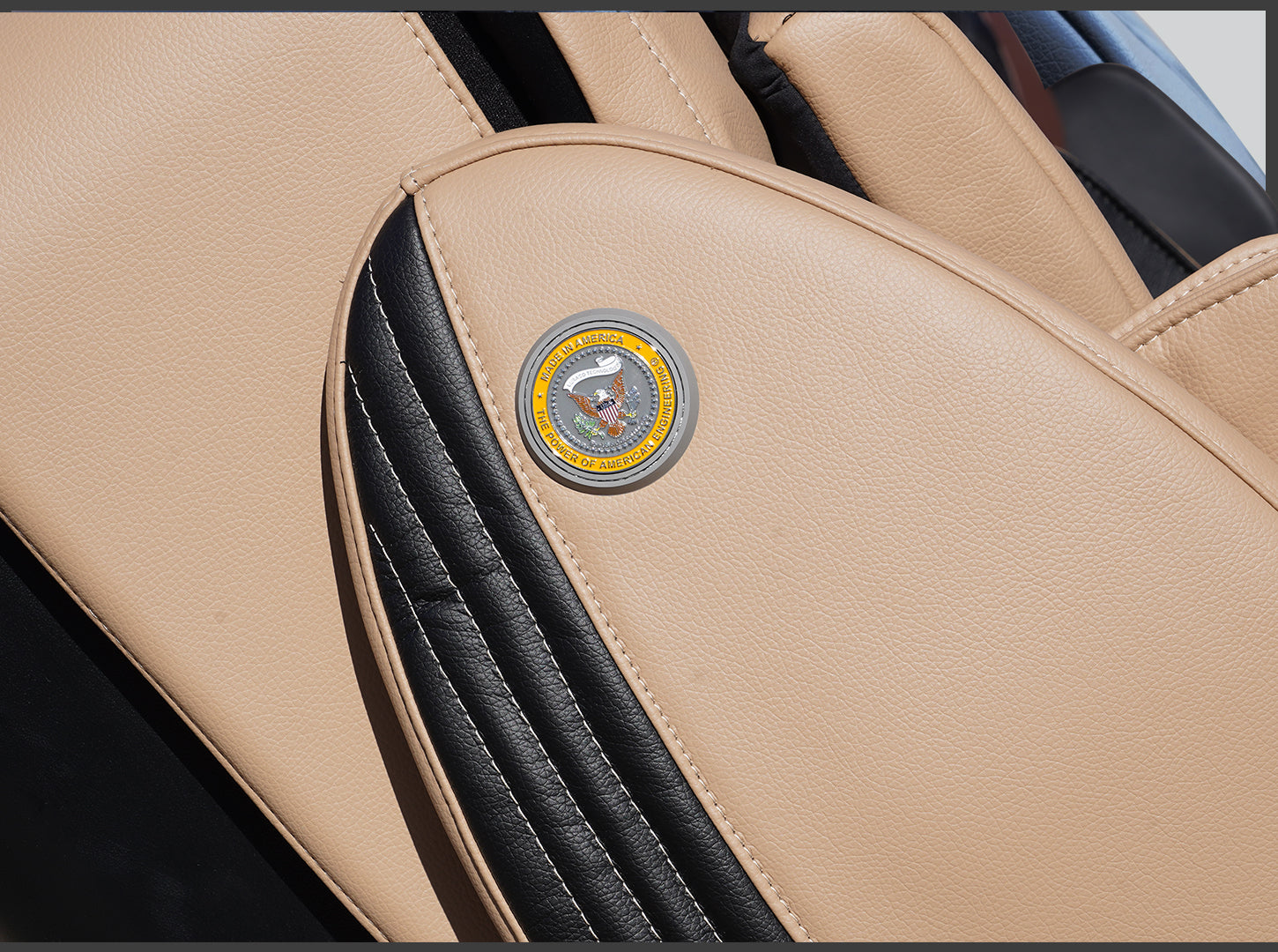 Luraco Model 3 Hybrid SL Medical Massage Chair - Side Logo