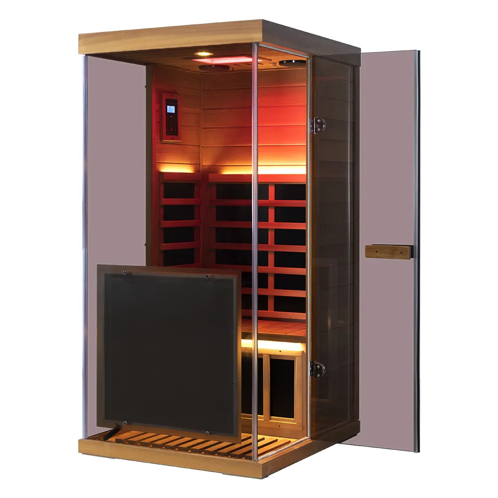 Full Spectrum Infrared Mini Red Cedar Sauna Wizzisaunas 909MRX