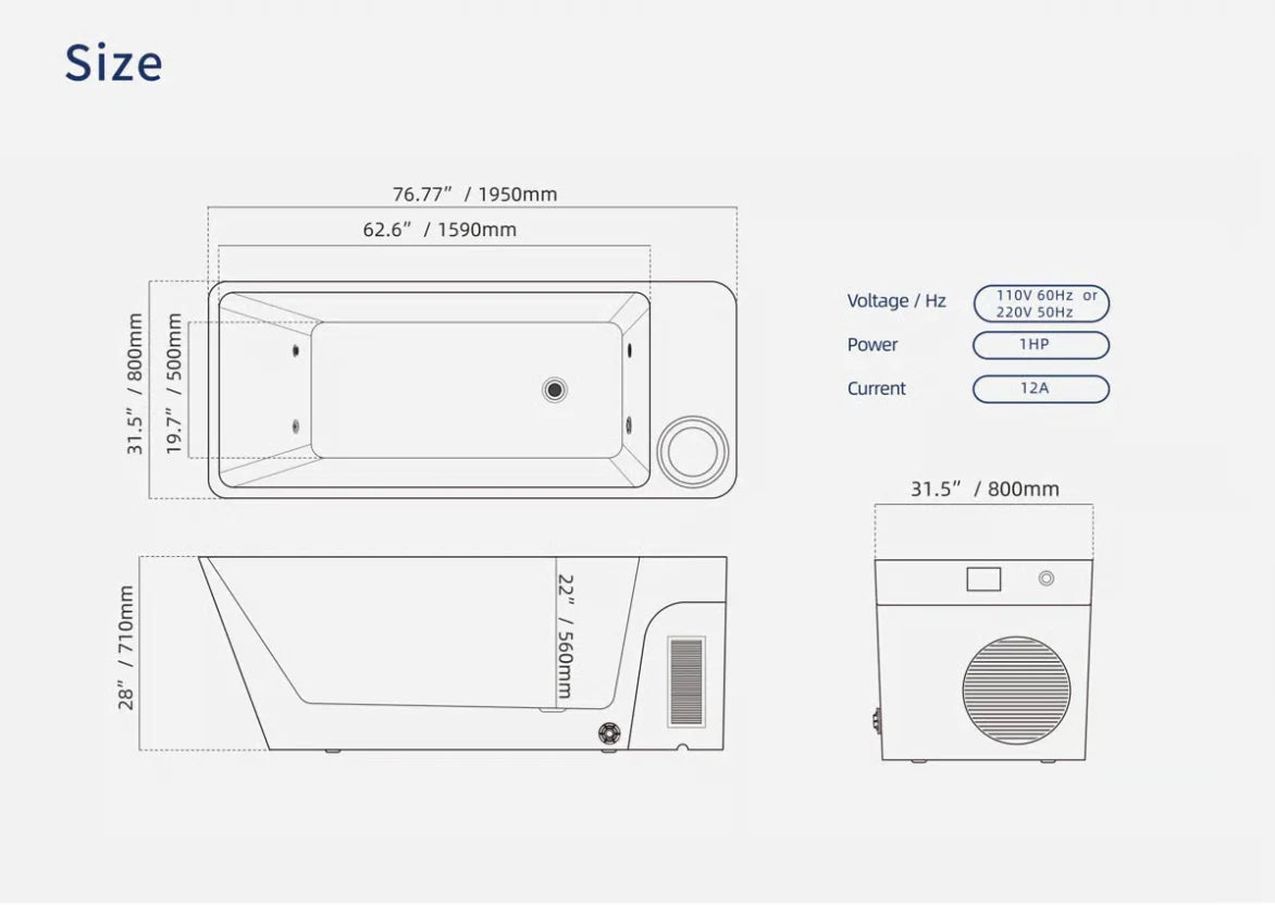 Orivon Frost Cold Plunge Tub