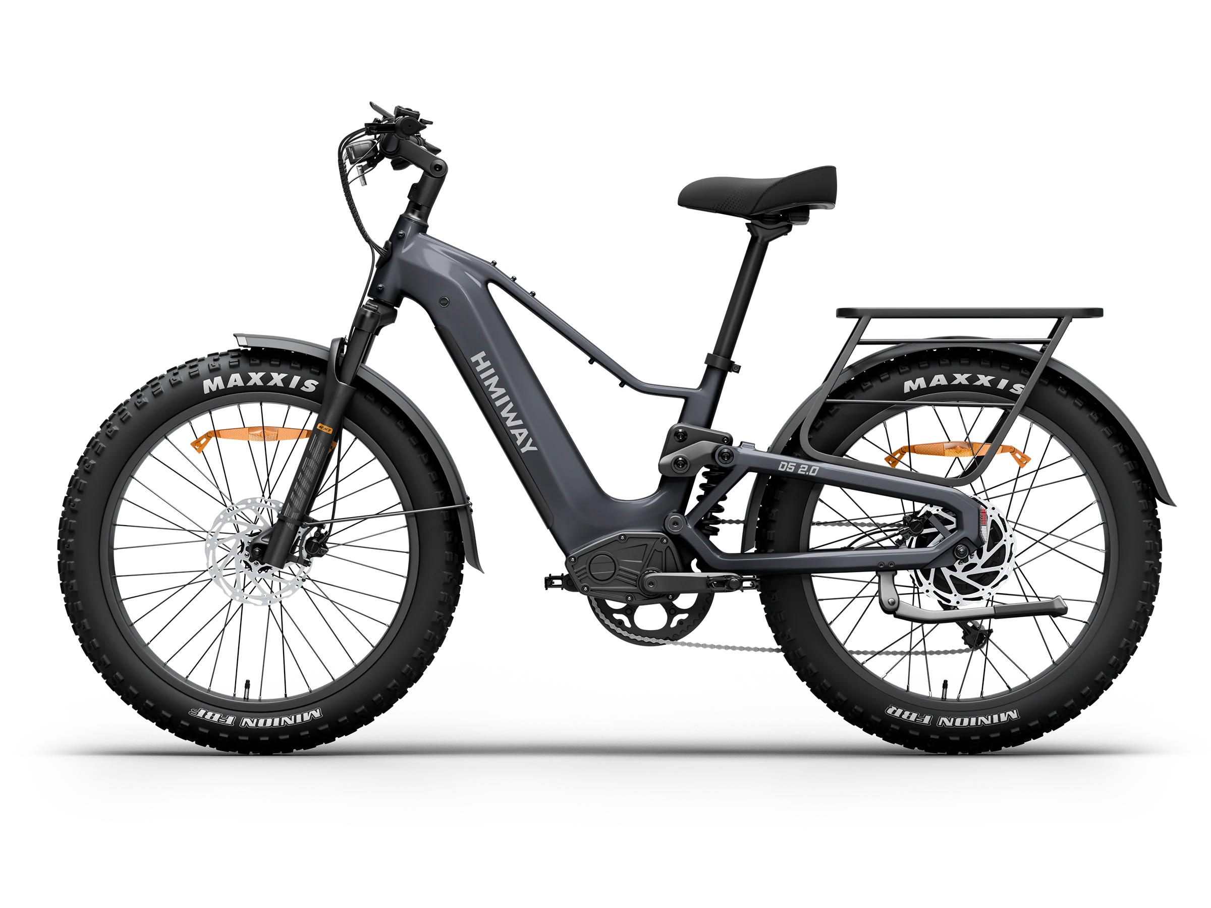 Himiway D5 2.0 | 750W Full Suspension Fat Tire eBike | 65-Mile Range