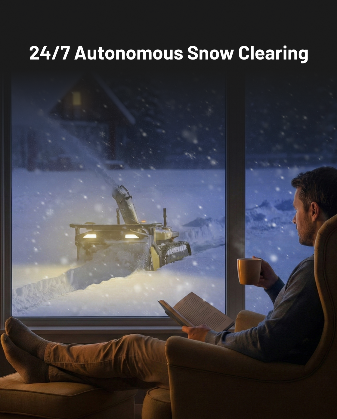 Yarbo Snow Blower autonomous snow clearing