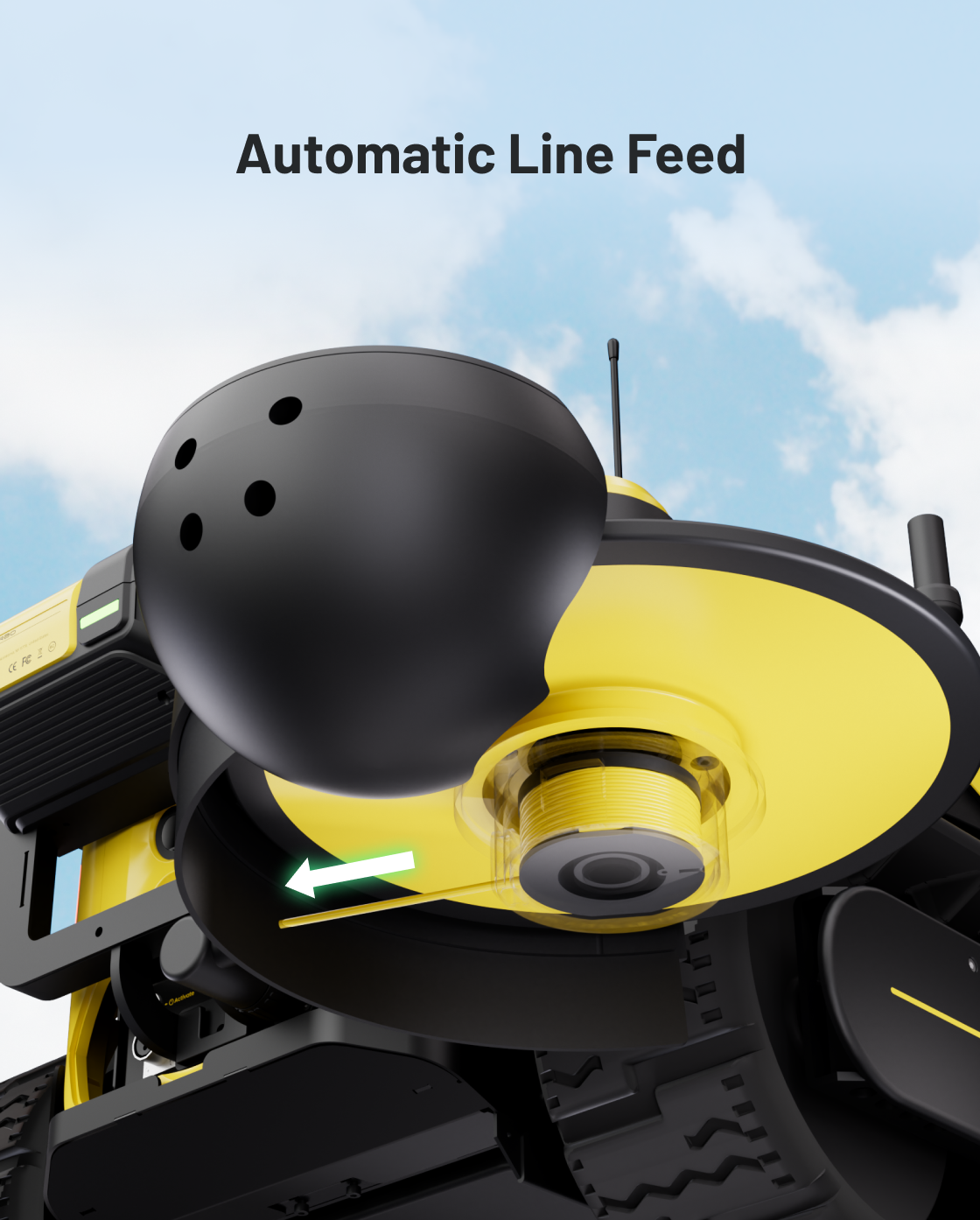 Yarbo Trimmer automatic line feed