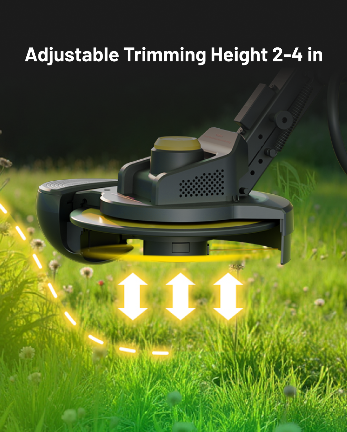 Yarbo Trimmer adjustable trimming height