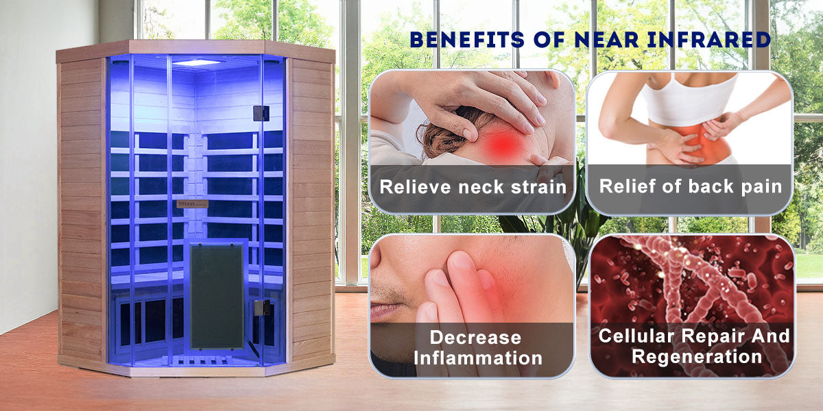 Corner Hemlock Full-Glass Full-Spectrum Infrared Sauna Wizzisaunas SH07