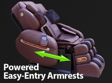 PATENTED POWERED EASY-ENTRY ARMRESTS