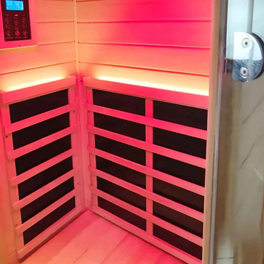 Full Spectrum Infrared Sauna Mini Hemlock Sauna Wizzisaunas 909MHX（R/L）