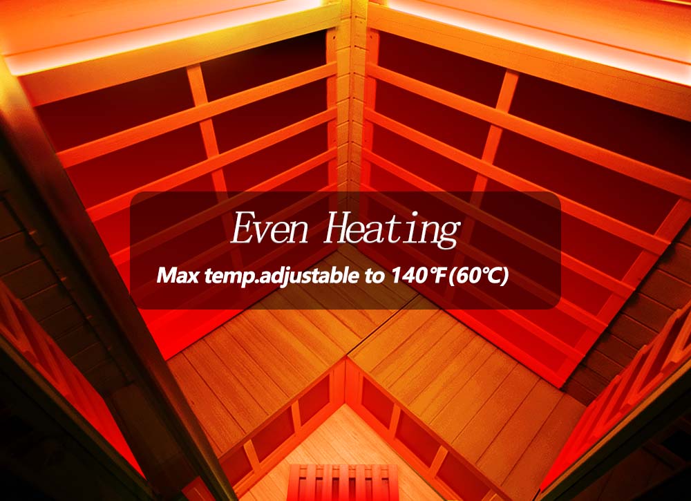 Corner Hemlock Full-Glass Full-Spectrum Infrared Sauna Wizzisaunas SH07